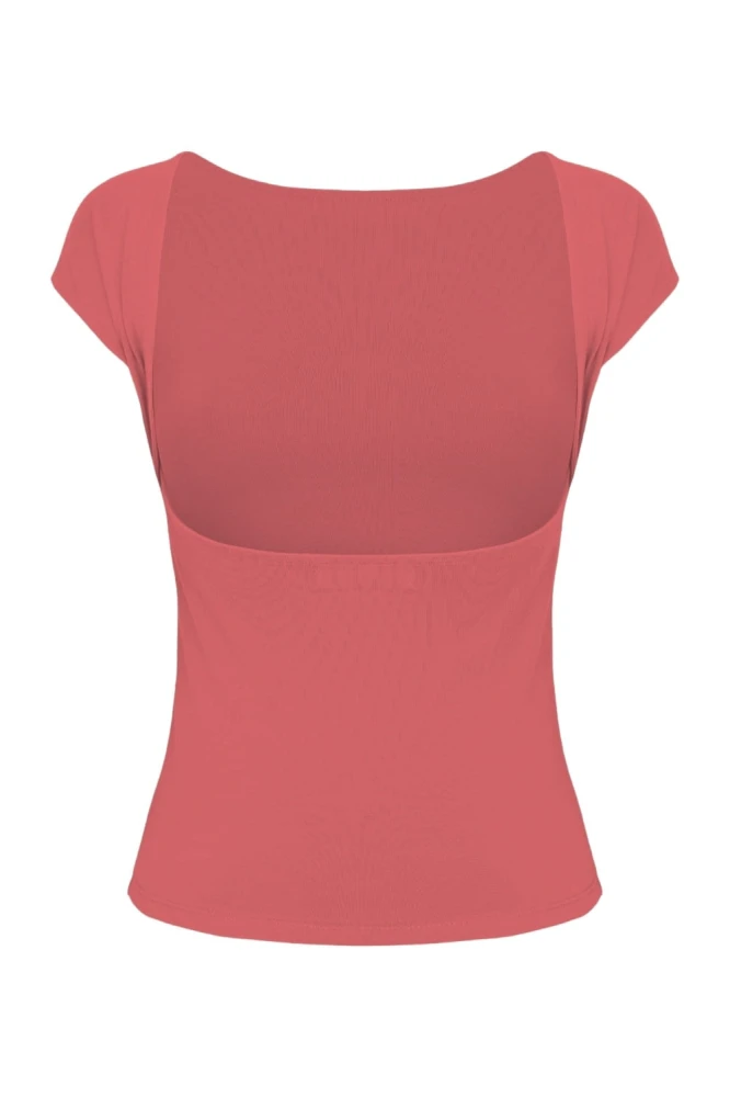 Garnet Rose RHÉA z krótkimi rękawami tył.jpg