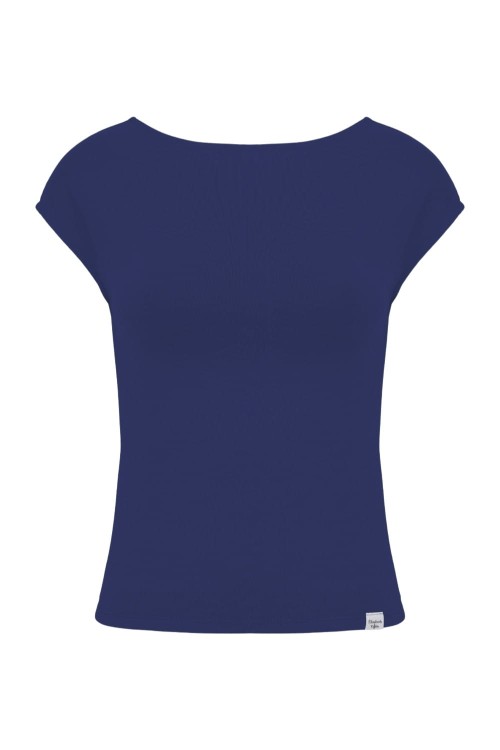 Sodalite Blue RHÉA z krótkimi rękawami przód.jpg