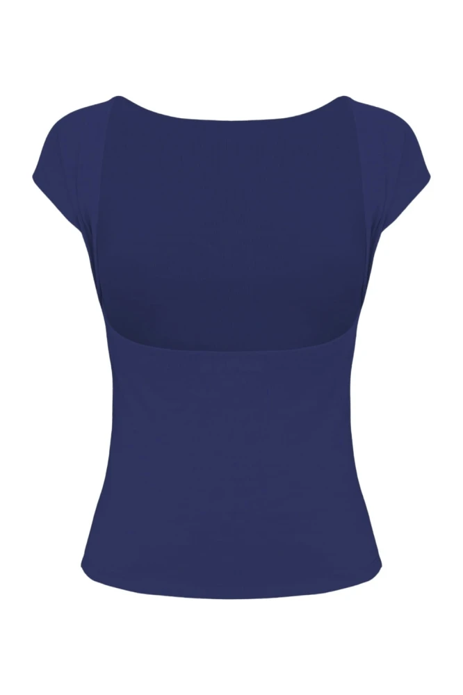 Sodalite Blue RHÉA z krótkimi rękawami tył.jpg