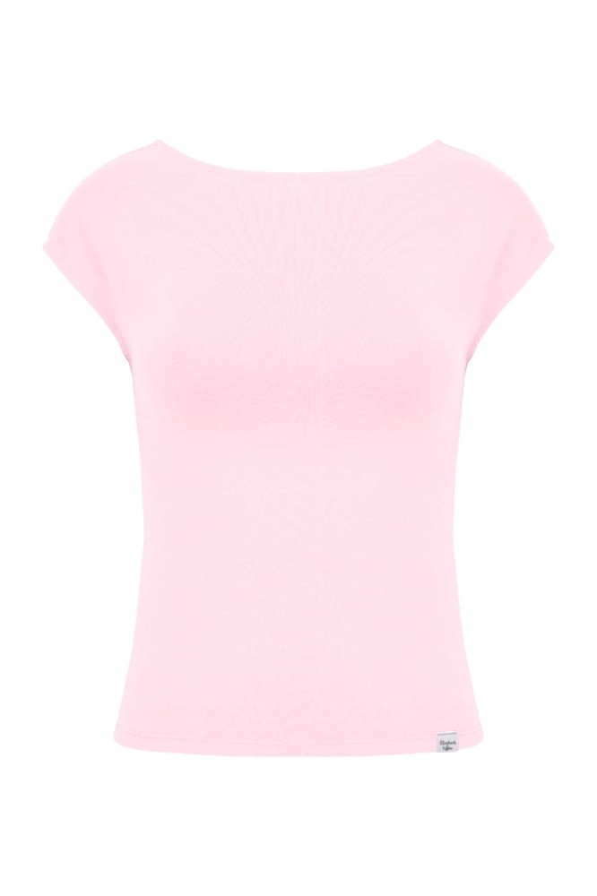Parfait Pink RHÉA z krótkimi rękawami przód.jpg