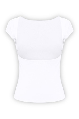 Brilliant White RHÉA z krótkimi rękawami tył.jpg