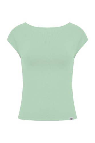 Grayed Jade RHÉA z krótkimi rękawami przód.jpg