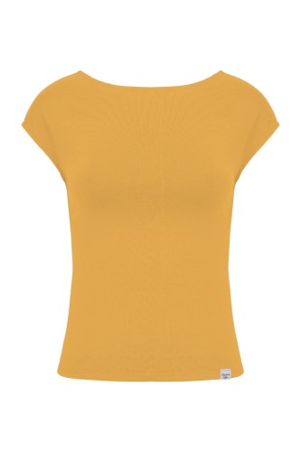 Bright Gold RHÉA z krótkimi rękawami przód.jpg