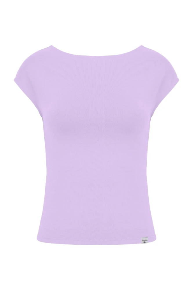 Lavender RHÉA z krótkimi rękawami przód.jpg