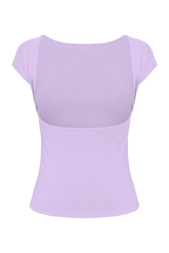 Lavender RHÉA z krótkimi rękawami tył.jpg