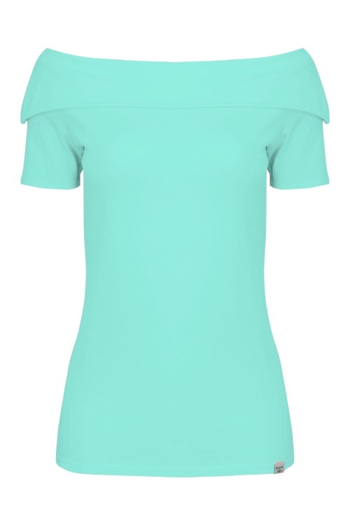 Blue Turquoise ZALIA z krótkimi rękawami przód.jpg