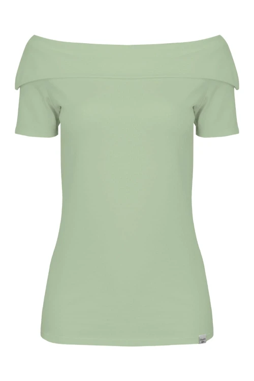 Iceberg Green ZALIA z krótkimi rękawami przód.jpg