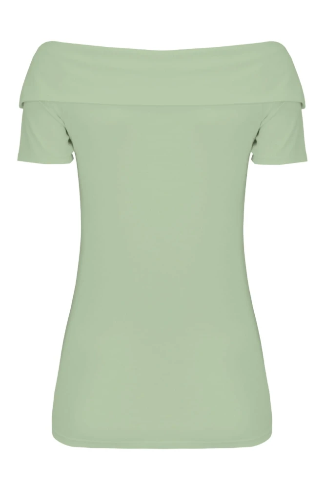 Iceberg Green ZALIA z krótkimi rękawami tył.jpg