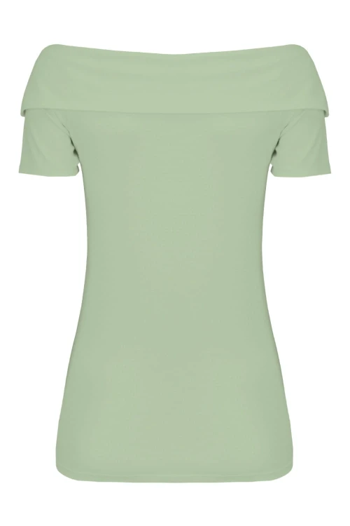 Iceberg Green ZALIA z krótkimi rękawami tył.jpg
