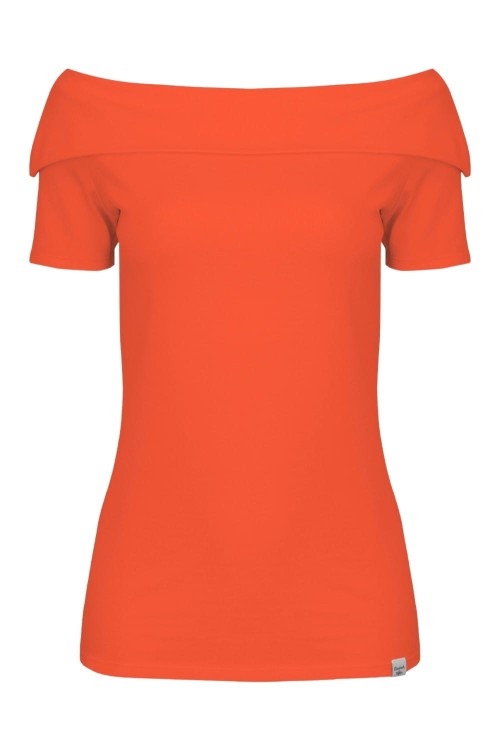 Flame Scarlet ZALIA z krótkimi rękawami przód.jpg