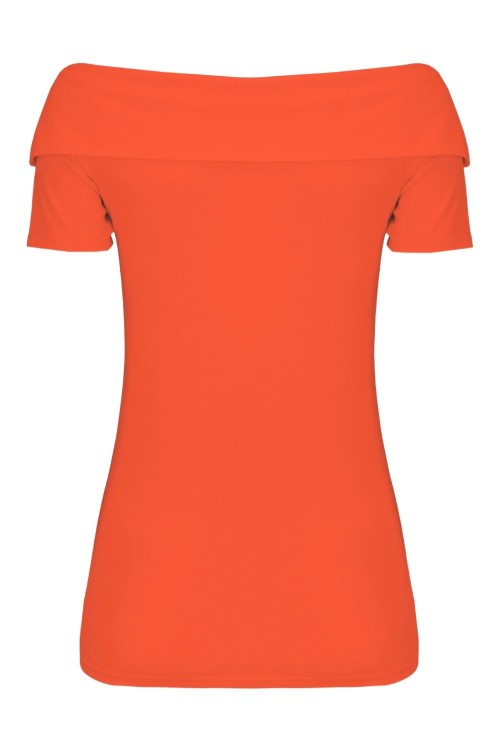 Flame Scarlet ZALIA z krótkimi rękawami tył.jpg