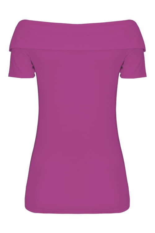 Festival Fuchsia ZALIA z krótkimi rękawami tył.jpg