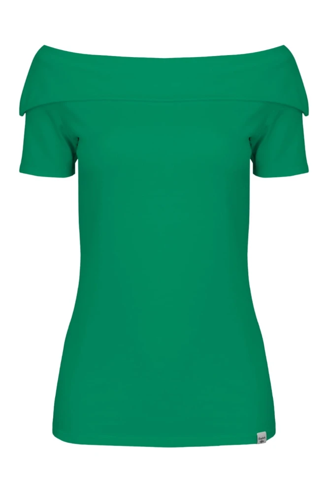 Deep Green ZALIA z krótkimi rękawami przód.jpg