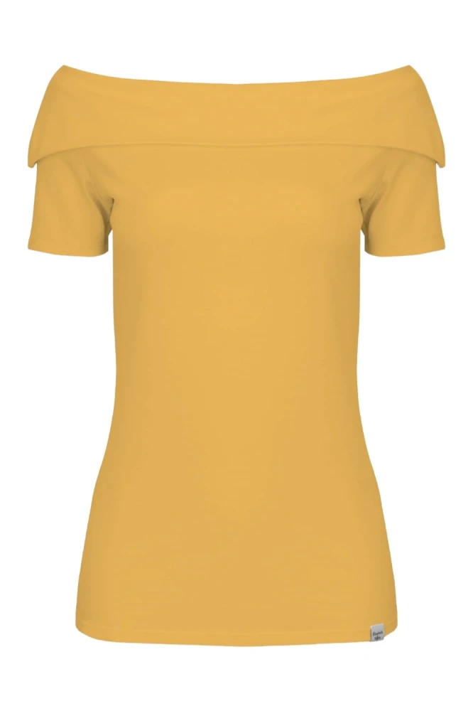 Mineral Yellow ZALIA z krótkimi rękawami przód.jpg