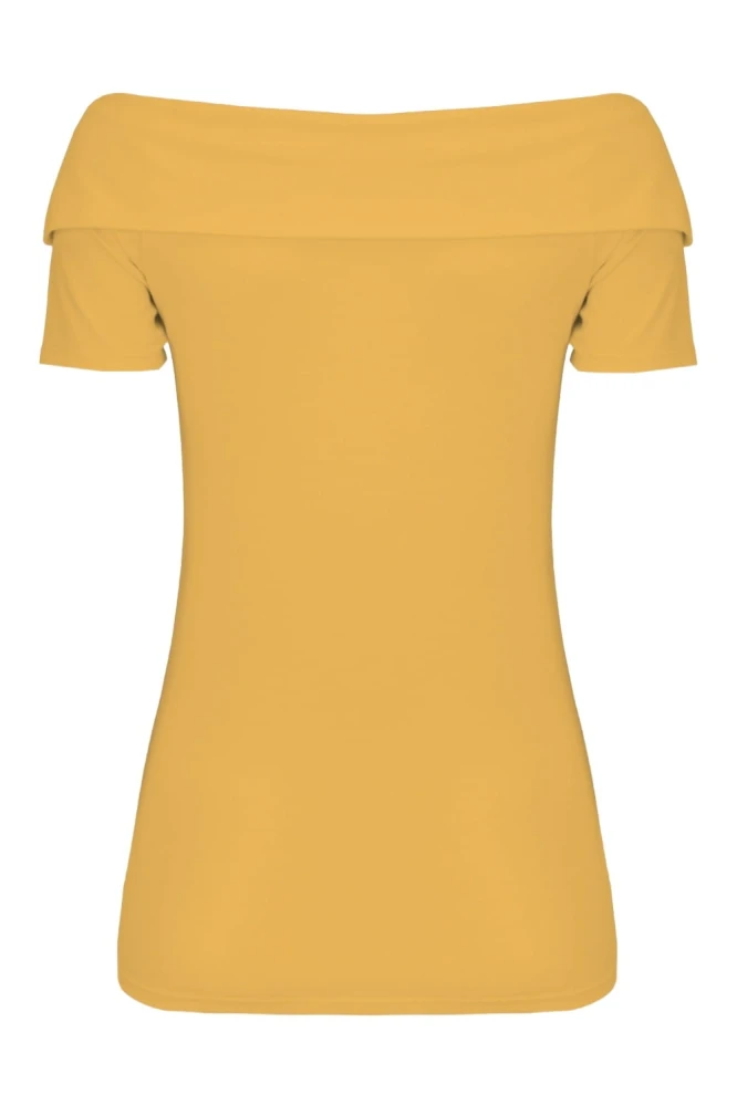 Mineral Yellow ZALIA z krótkimi rękawami tył.jpg