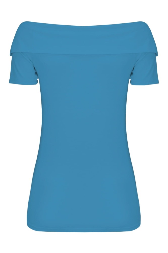 Vivid Blue ZALIA z krótkimi rękawami tył.jpg