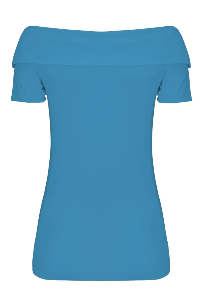 Vivid Blue ZALIA z krótkimi rękawami tył.jpg