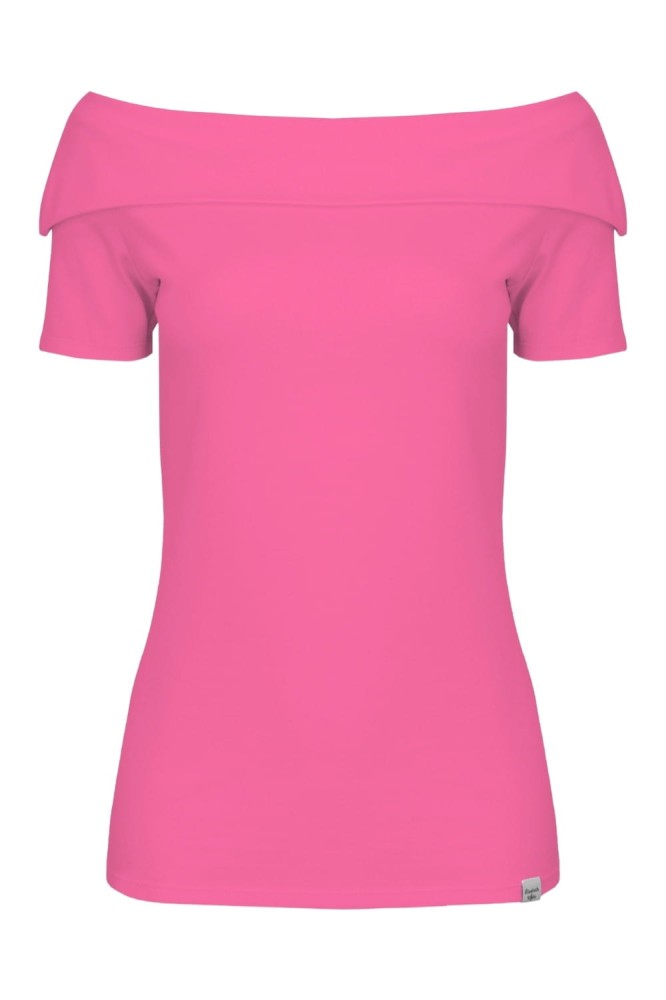 Shocking Pink ZALIA z krótkimi rękawami przód.jpg