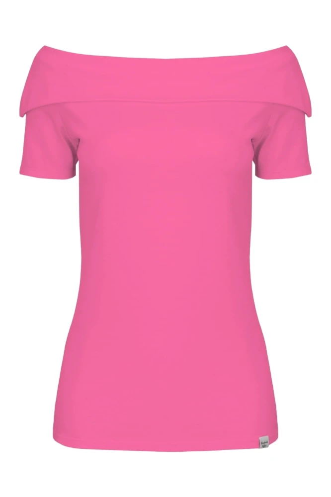 Shocking Pink ZALIA z krótkimi rękawami przód.jpg