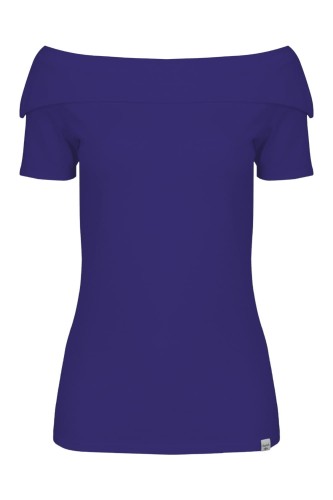 Clematis Blue ZALIA z krótkimi rękawami przód.jpg