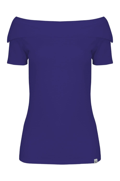 Clematis Blue ZALIA z krótkimi rękawami przód.jpg