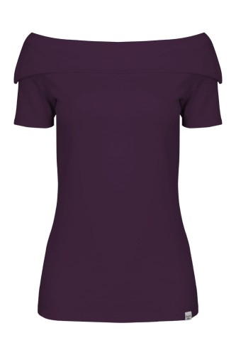 Plum Purple ZALIA z krótkimi rękawami przód.jpg