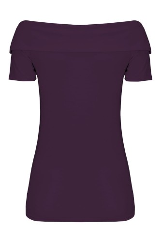 Plum Purple ZALIA z krótkimi rękawami tył.jpg