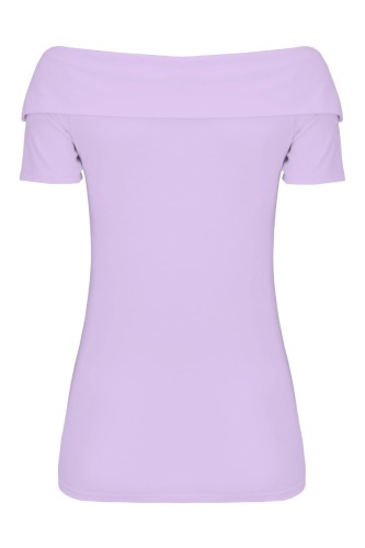 Lavender ZALIA z krótkimi rękawami tył.jpg