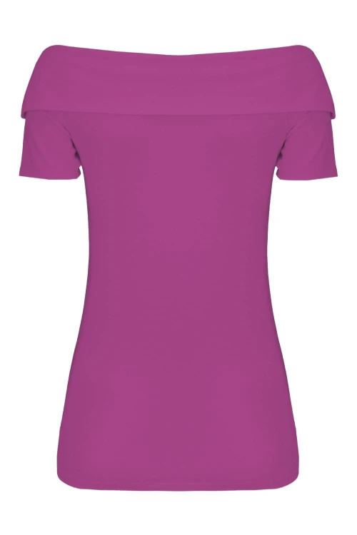 Festival Fuchsia ZALIA z krótkimi rękawami tył.jpg