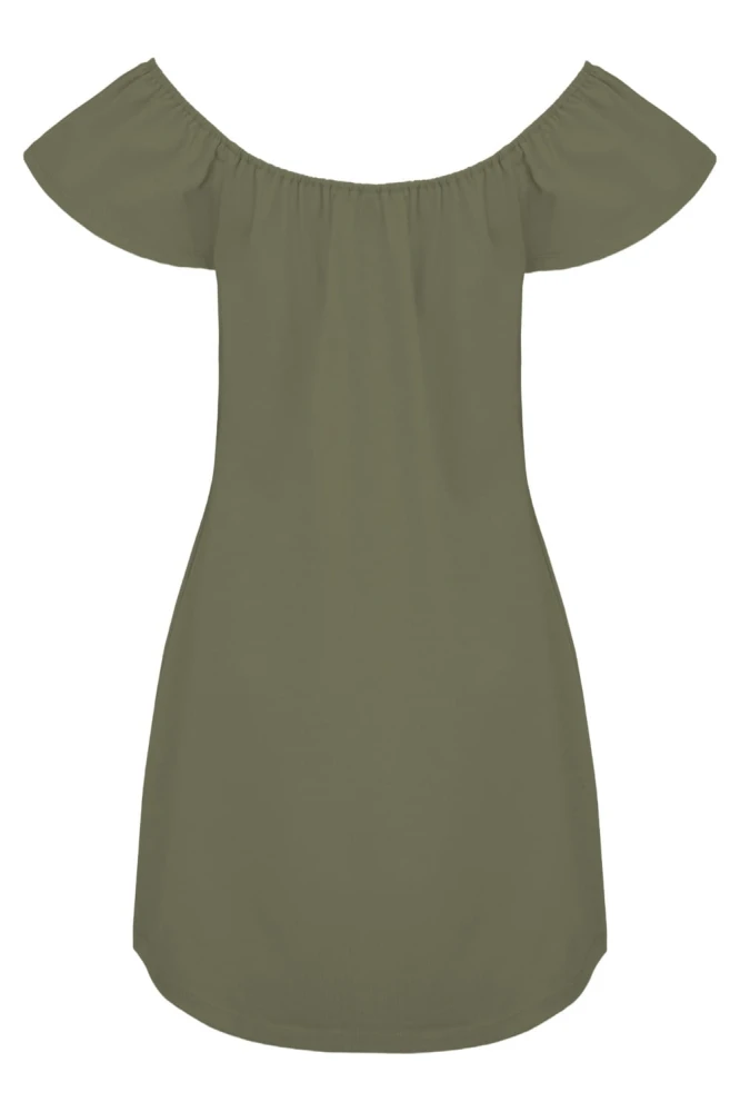 Dusty Olive CORALIA przed kolano tył.jpg