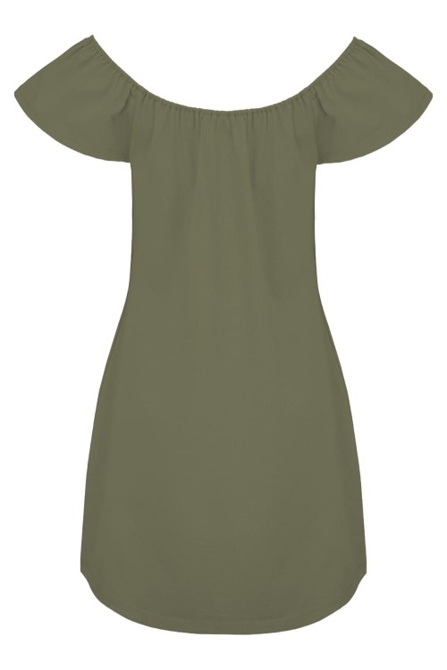 Dusty Olive CORALIA przed kolano tył.jpg