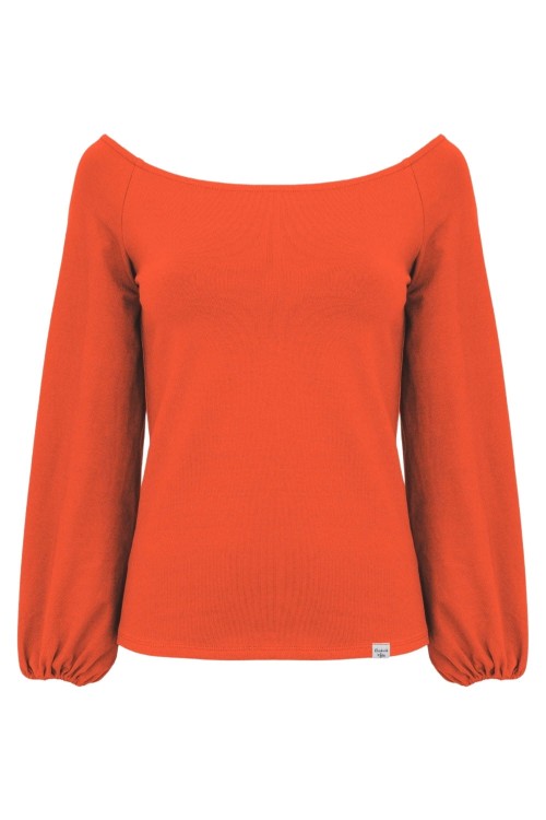 MORELLA z długimi rękawami Flame Scarlet przód.jpg