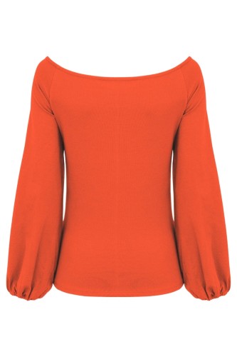 MORELLA z długimi rękawami Flame Scarlet tył.jpg